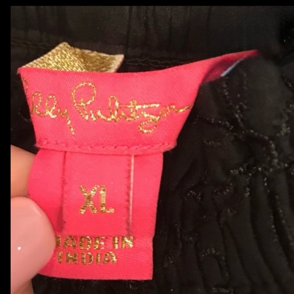 NWOT Lilly Pulitzer Arlynn black eyelet dress Size XL - Picture 6 of 14